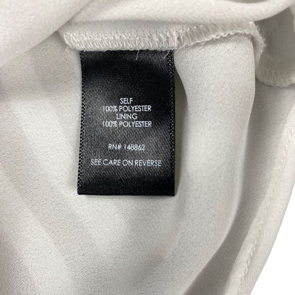 Torrid Womens Size 2 Striped Flowy Tank Top White and Taupe - Picture 9 of 12